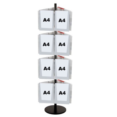 24A4 Brochure Holders Carousel