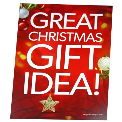 "Great Christmas Gift Idea!" - Sign Cards A6 - 5 Pack 