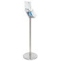 A4 Floor Brochure Holder on Pole