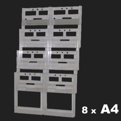 8 A4 Brochure Holder Kit