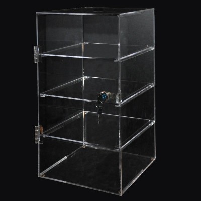 Acrylic 4 Shelf Case 250x245x450mm