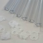Poster rail kit set  (Pack of 8 rails)