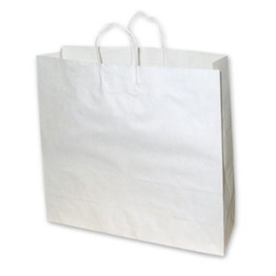 Large White Paper Bag 450x125x500 (pack 100)