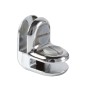 2 Way Glass Connector in Chrome