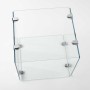 2 Way Glass Connector in Chrome
