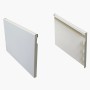 Gondola Shelving Side Kick Plate white