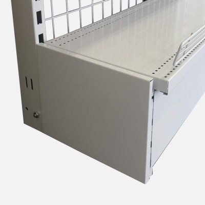 Gondola Shelving Side Kick Plate white