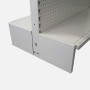 Gondola Shelving Side Kick Plate white