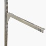 Shelf Bracket 40mm pitch Chrome Pair