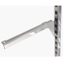 Shelf Bracket 40mm pitch Chrome Pair