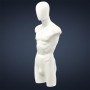 FASHION Male Torso SD8 NO Hands White - No Finish