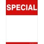 "SPECIAL" - Sign card A5 or A4 Writable and Reusable -5 Pack 