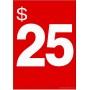 "$25" - Sign Cards -  5 Pack 