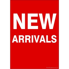 "NEW ARRIVALS" - Sign Cards - 5 Pack 