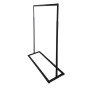 Boutique Slim Rack with Square Base Black