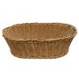 Grocery Display Rectangular Wicker Basket with Handles