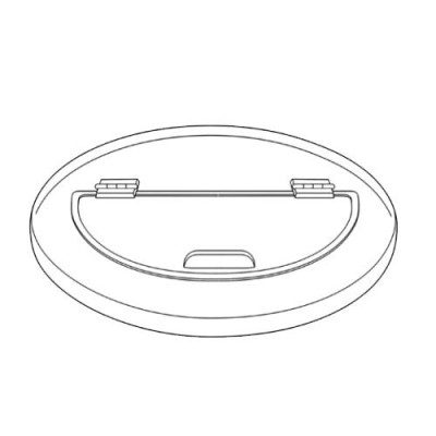 Grocery Display Acrylic Lids For Wicker Display Stand - set of 3