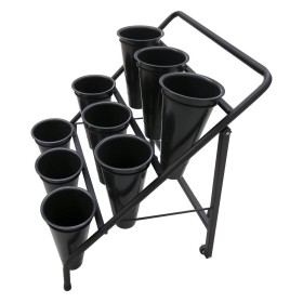 Flower trolley 9 pots Set