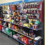 Single Sided Pegboard Gondola Black/Hammertone
