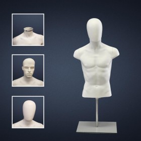 FASHION Male Torso EHMT2 NO Hands White - No Finish