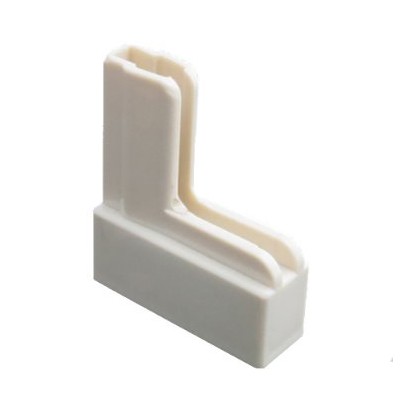  L Shape Magnet Sign Holder White