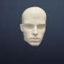 FASHION Head G2 Display Mannequin Male Plastic WHITE