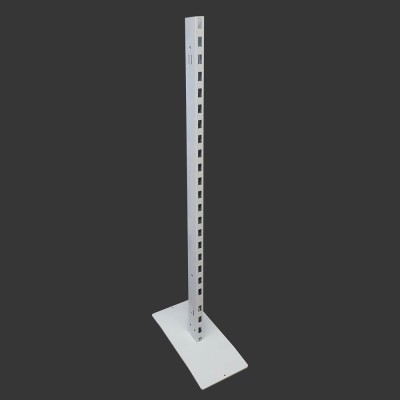 Gondola Shelving Post With Flat Base