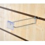 Price Ticket Holder Flipped for Display Hooks - Clear plastic