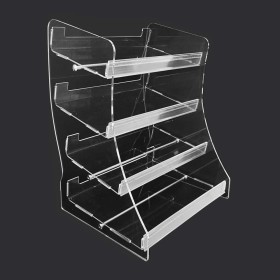 Acrylic 4 Level Counter Display Small