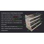 Acrylic 4 Level Counter Display Small