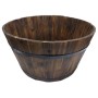 Grocery Display Wood Barrel 