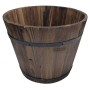 Grocery Display Wood Barrel 