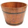 Grocery Display Wood Barrel 