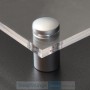 Standoff Dome Top 16mm x 25mm Satin Silver