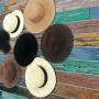 Mixed Old Painted Wood Deco-Slatwall