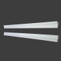 Sign Holder Rails for Metal Gondolas 50mm pitch 