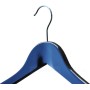 Adult Wood Shirt Hanger with Clips Black