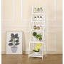 5 Tier Wooden Ladder Shelf Stand