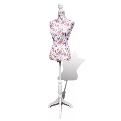 Female Fabric Torso Rose with Base