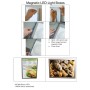 Light Box Sign Holder for Metal Gondolas 