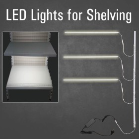 LED Lighting Kit for Metal Gondola Shelving