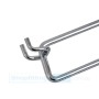 Pegboard Hook with Clear Ticket Holder Flip Price Tag