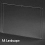 A4  Landscape Acrylic Display Sleeve Sign Holder