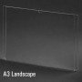 A3  Landscape Acrylic Display Sleeve Sign Holder