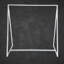 Triangle Clothing Rack BLACK