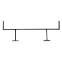 Sign Holder with magnets 900mm Black