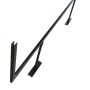 Sign Holder with magnets 900mm Black