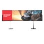 Sign Holder with magnets 900mm Black