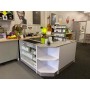 KIOSK Corner Counter 500x500x950mm