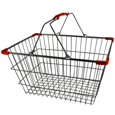 Wire Shopping Basket 28L Chrome Plated